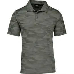 Mens Volition Golf Shirt Military Green